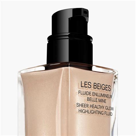 chanel highlighter face|chanel les beiges highlighting fluid.